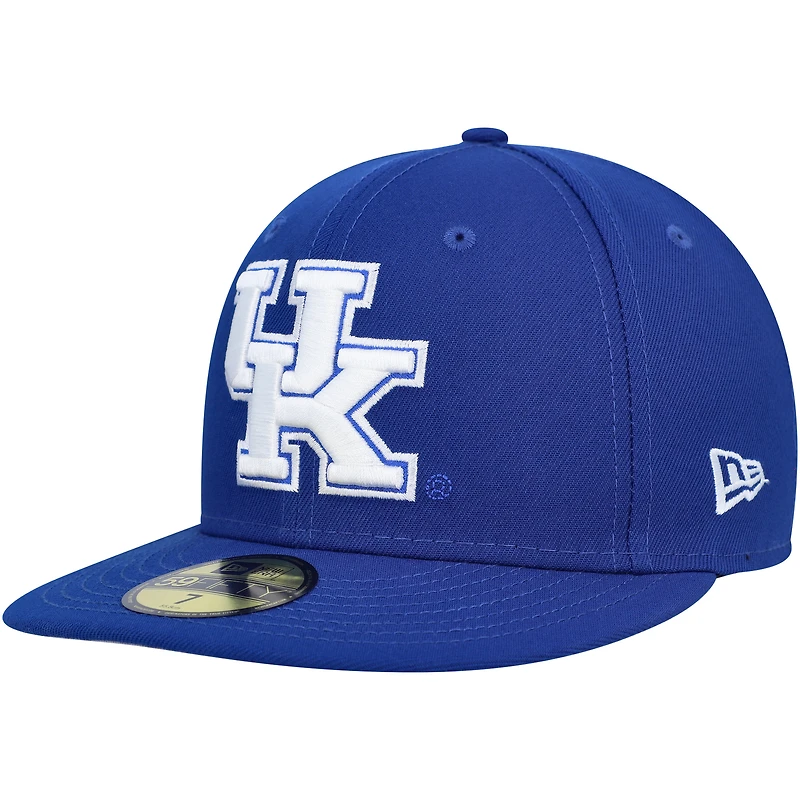 Men's New Era Royal Kentucky Wildcats Patch 59FIFTY Fitted Hat