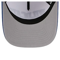 Men's New Era White/Royal Kentucky Wildcats Arch Two-Tone Rope 9FORTY A-Frame M-Crown Adjustable Hat