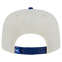 Men's New Era White Kentucky Wildcats Collegiate 9FIFTY A-Frame Snapback Hat