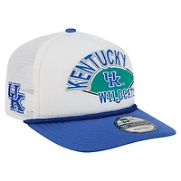 Casquette de golf ajustable New Era blanche Kentucky Wildcats Diamond 19TWENTY pour homme