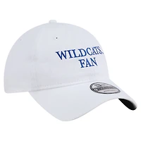 Casquette ajustable New Era blanche Kentucky Wildcats Fan 9TWENTY pour homme