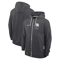 Sweat à capuche zippé Nike Royal Kentucky Wildcats 2026 Sideline Standard Issue Dri-FIT pour homme