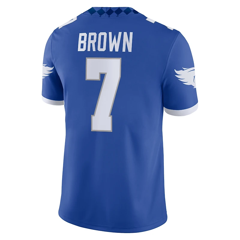 Men's Nike Barion Brown Royal Kentucky Wildcats NIL Football Game Jersey