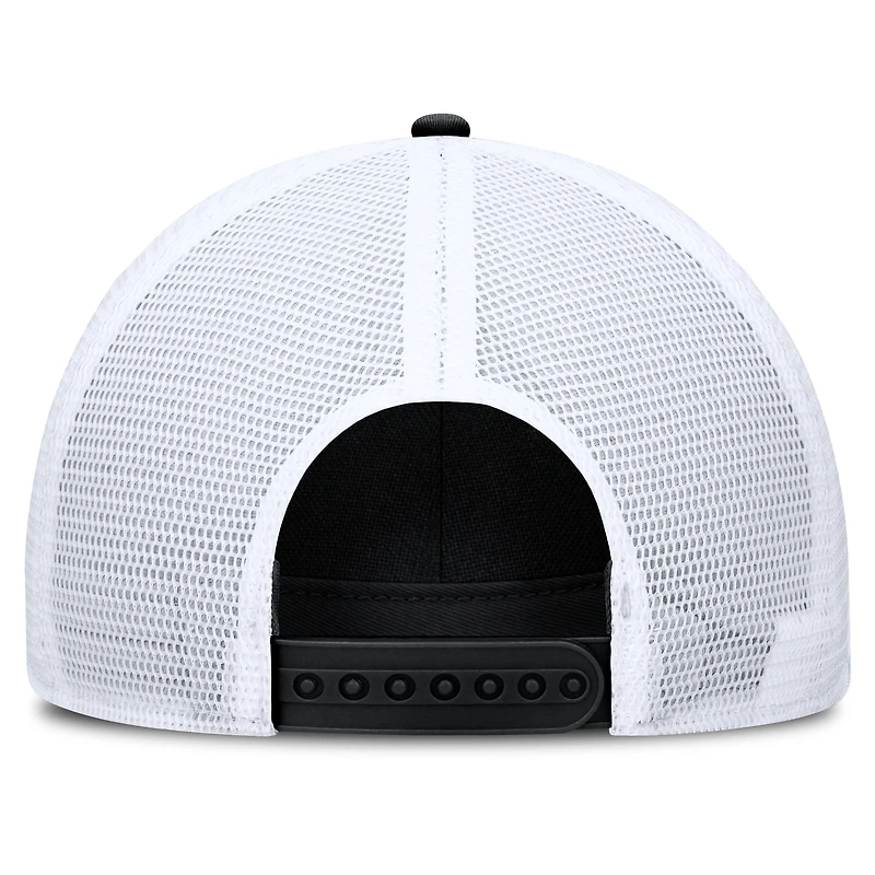 Men's Nike  Black/White Kentucky Wildcats 2025 On-Field Rise Engineered Trucker Adjustable Hat