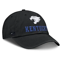 Men's Nike Black Kentucky Wildcats 2025 Sideline Club Adjustable Hat