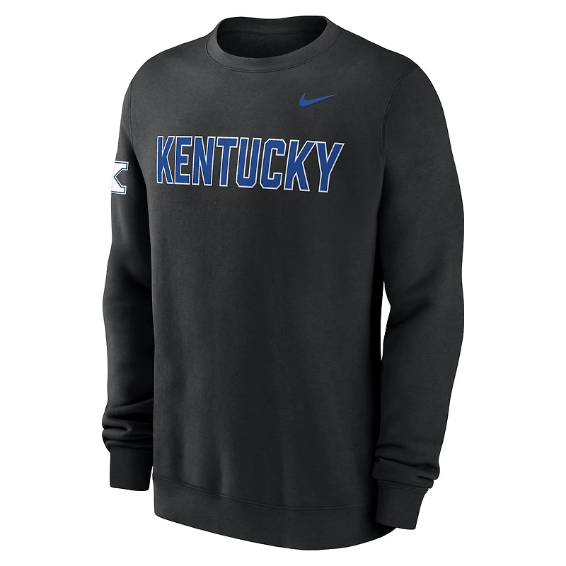 Men's Nike Royal Kentucky Wildcats 2026 Sideline Club Sweatshirt