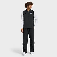 Gilet Nike noir Kentucky Wildcats Primetime Victory Performance à fermeture éclair intégrale pour homme