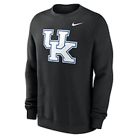 Men's Nike Black Kentucky Wildcats Primetime Fleece Pullover Sweatshirt