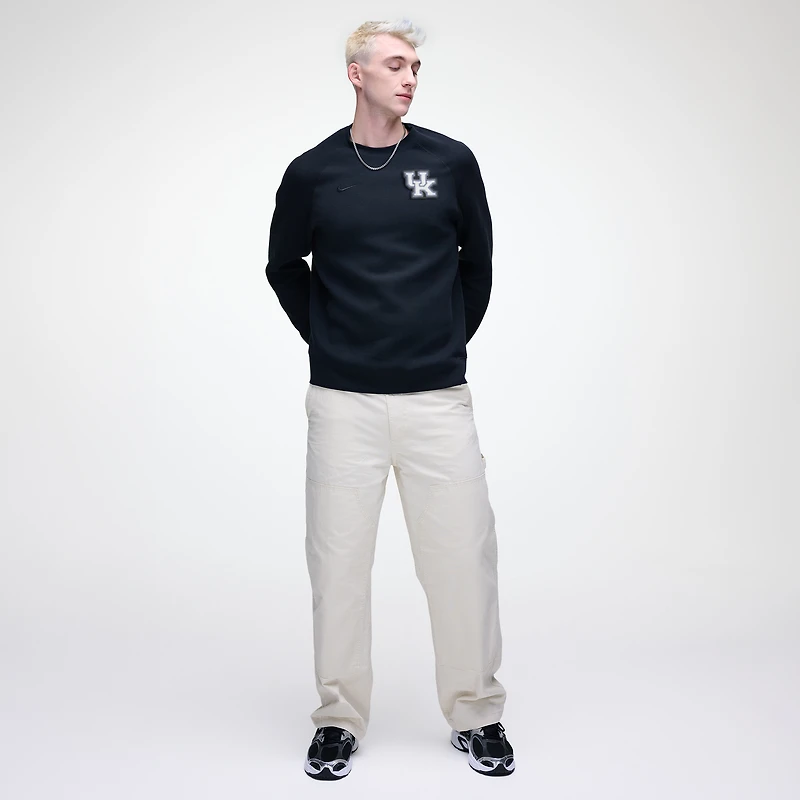 Men's Nike Black Kentucky Wildcats Tech Fleece Raglan Sweatshirt