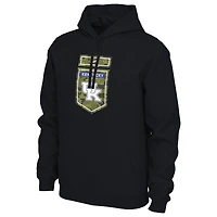Chandail à capuchon enfiler et camouflage pour vétérans des Kentucky Wildcats Nike homme, noir