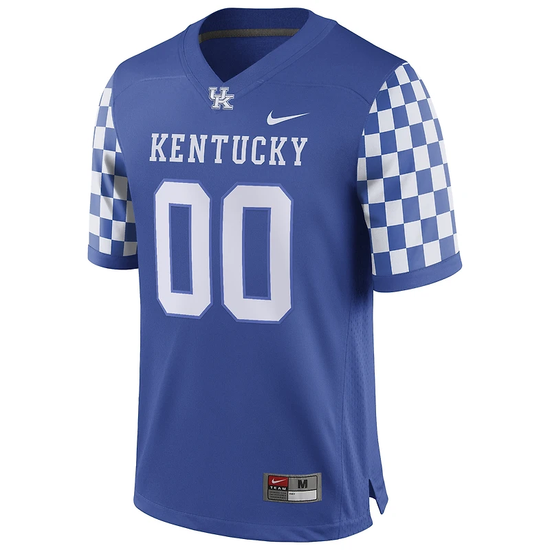 Maillot de football personnalisé Nike bleu Kentucky Wildcats pour homme