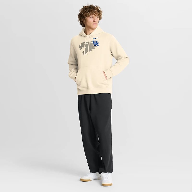 Men's Nike Cream Kentucky Wildcats Campus Shadow Hoodie