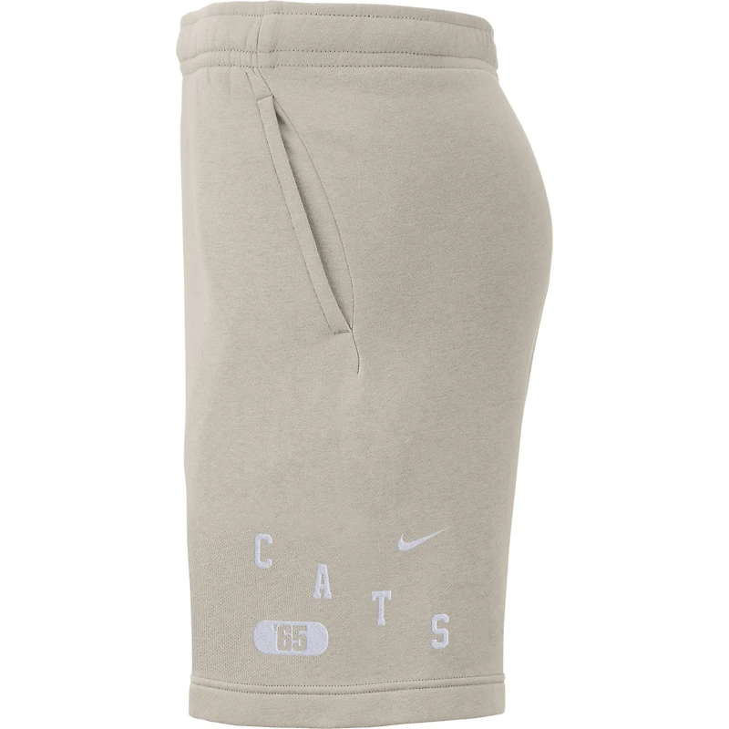 Short Nike Kentucky Wildcats Fleece crème pour homme
