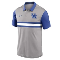 Men's Nike Gray/Royal Kentucky Wildcats Vapor Dri-FIT Polo