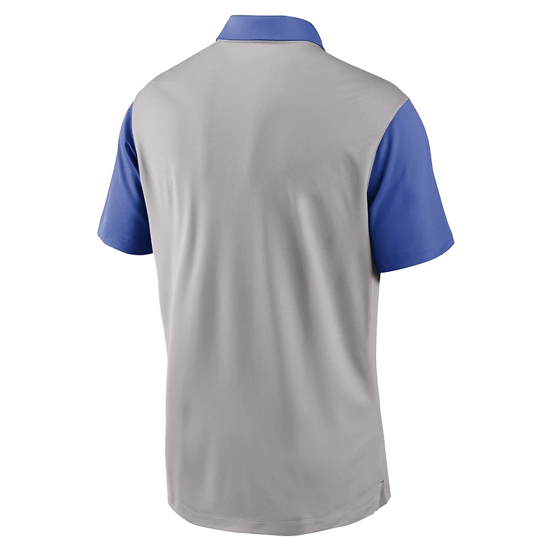 Men's Nike Gray/Royal Kentucky Wildcats Vapor Dri-FIT Polo