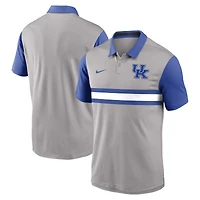 Men's Nike Gray/Royal Kentucky Wildcats Vapor Dri-FIT Polo