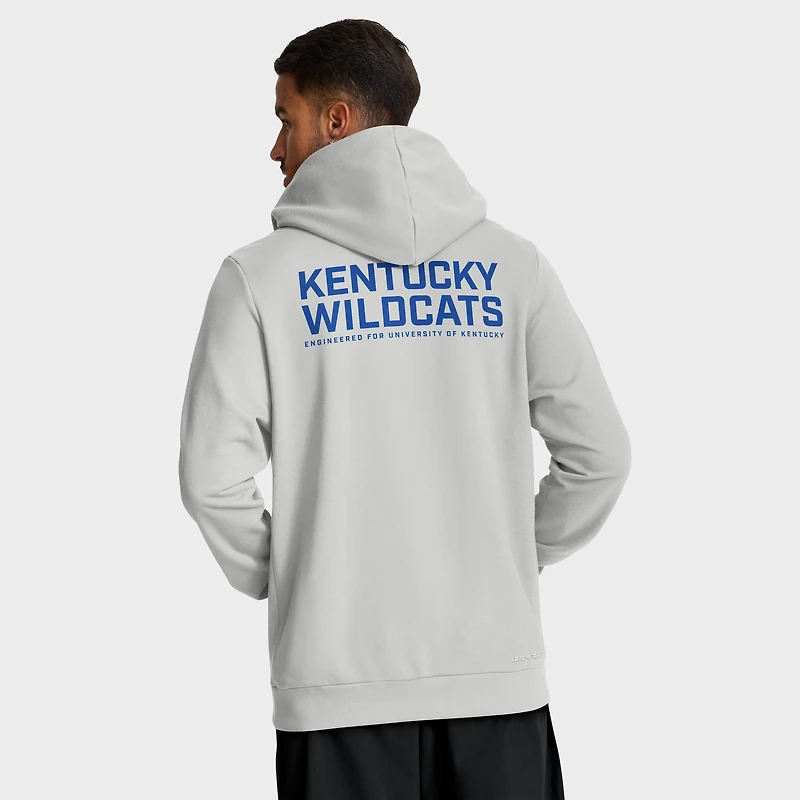 Sweat à capuche Nike gris Kentucky Wildcats 2025 Sideline Standard Issue Dri-FIT entièrement zippé pour homme