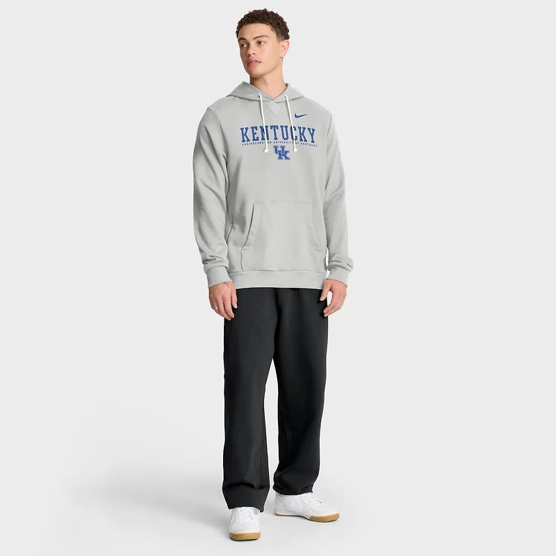 Sweat à capuche Nike gris Kentucky Wildcats 2025 Standard Issue Dri-FIT pour homme