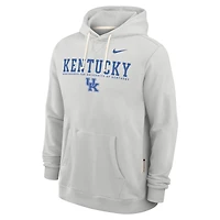 Sweat à capuche Nike gris Kentucky Wildcats 2025 Standard Issue Dri-FIT pour homme