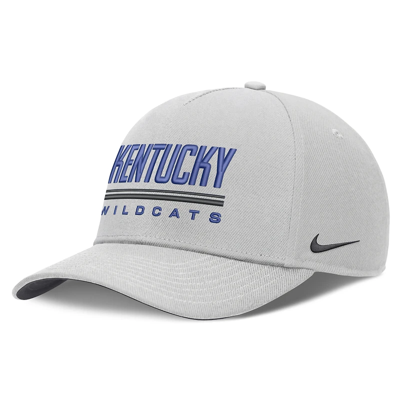 Casquette ajustable Nike Royal Kentucky Wildcats 2026 Sideline Dri-FIT pour homme