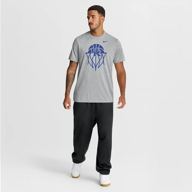 Men's Nike Gray Kentucky Wildcats Basketball Icon Legend Dri-FIT T-Shirt