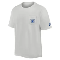 T-shirt Nike gris Kentucky Wildcats Legacy 2-Hit Max90 Pocket pour homme