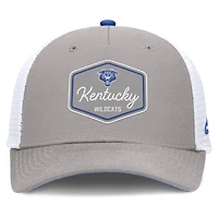 Men's Nike Gray Kentucky Wildcats Rise Legacy Adjustable Trucker Hat