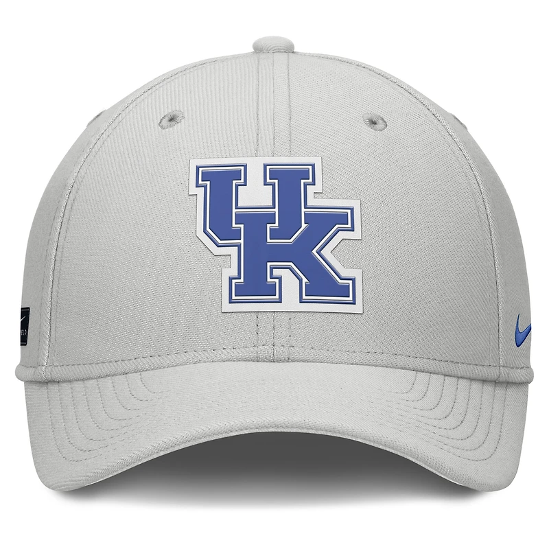 Men's Nike  Gray Kentucky Wildcats Rise Practice Performance Flex Hat