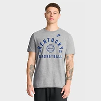 Men's Nike Heather Gray Kentucky Wildcats Basketball Legacy Arch T-Shirt