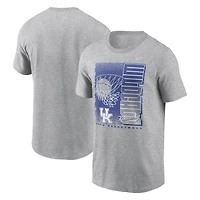 Men's Nike  Heather Gray Kentucky Wildcats Basketball Refresh T-Shirt