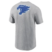 T-shirt Nike Heather Grey Kentucky Wildcats Campus 2-Hit Primary Mascot pour homme