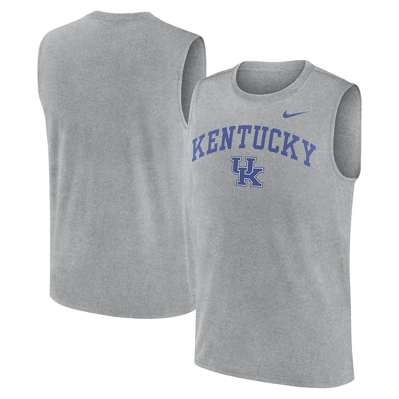 Men's Nike Royal Kentucky Wildcats Primetime Legend Arch Dri-FIT Muscle Tank Top