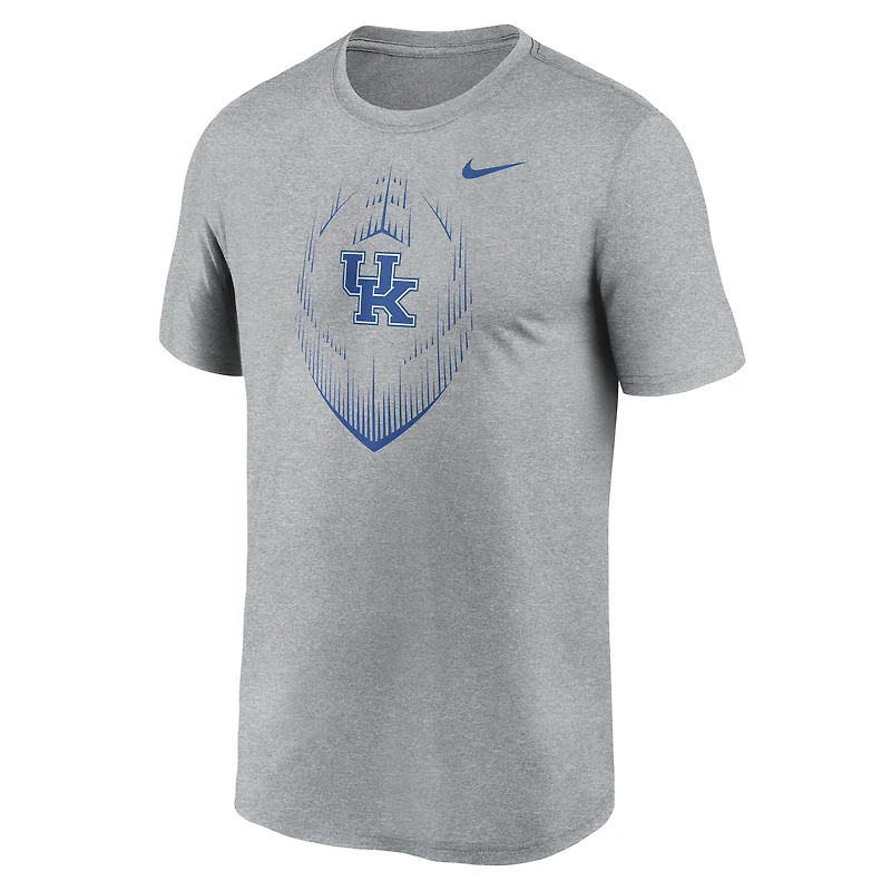 T-shirt Nike Performance Primetime Legend Icon gris chiné pour homme des Kentucky Wildcats