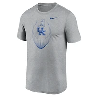 T-shirt Nike Performance Primetime Legend Icon gris chiné pour homme des Kentucky Wildcats