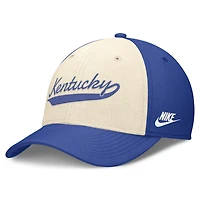 Men's Nike  Natural/Royal Kentucky Wildcats Legacy Swooshflex Dri-FIT Hat