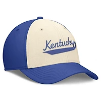 Men's Nike  Natural/Royal Kentucky Wildcats Legacy Swooshflex Dri-FIT Hat