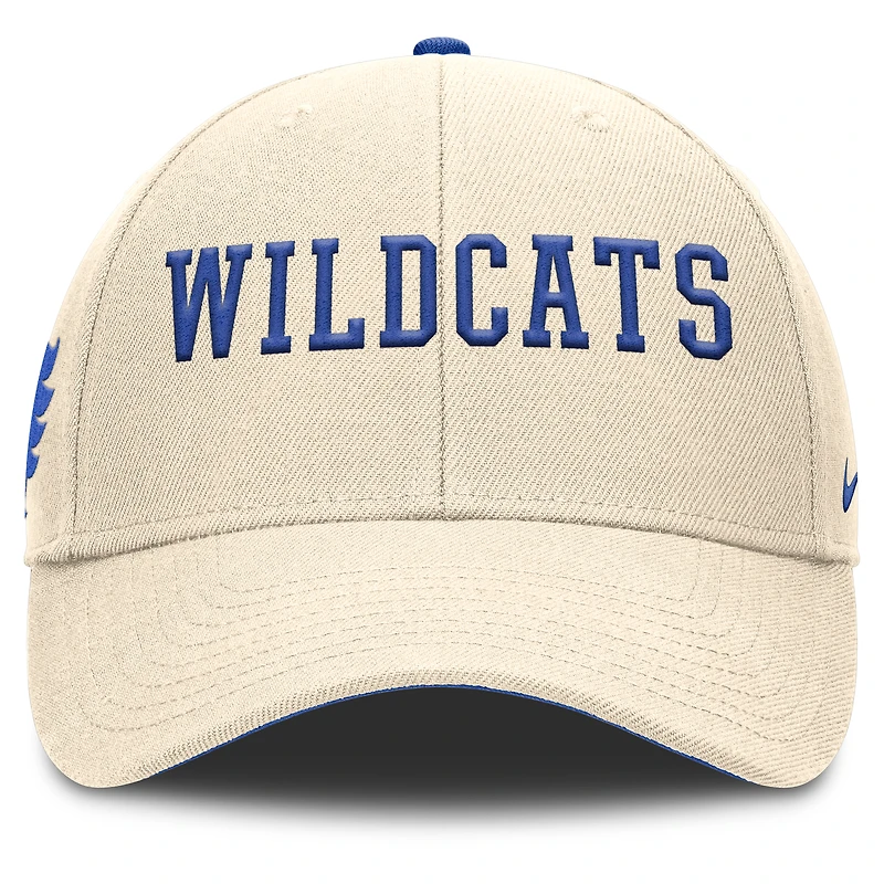 Men's Nike Natural Kentucky Wildcats Primetime Rise Adjustable Hat