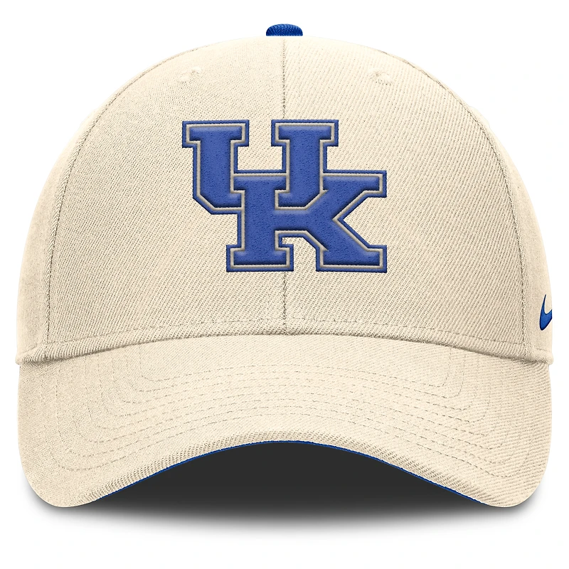 Men's Nike Natural Kentucky Wildcats Primetime Rise Dri-FIT Adjustable Hat