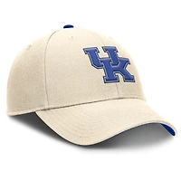 Casquette ajustable Nike Natural Kentucky Wildcats Primetime Rise Dri-FIT pour homme
