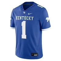 Men's Nike #1 White Kentucky Wildcats Game Jersey