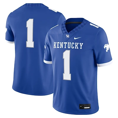 Men's Nike #1 White Kentucky Wildcats Game Jersey
