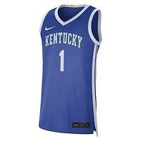 Maillot de basketball Nike #1 Royal Kentucky Wildcats Limited pour homme