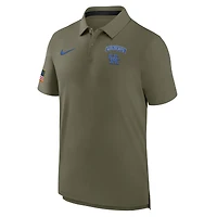 Polo Nike Olive Kentucky Wildcats 2024 Military Appreciation Tour Performance pour homme