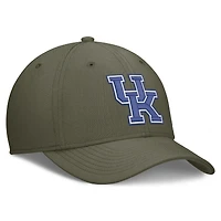 Casquette Nike Olive Kentucky Wildcats Primetime SwooshFlex Dri-FIT pour homme