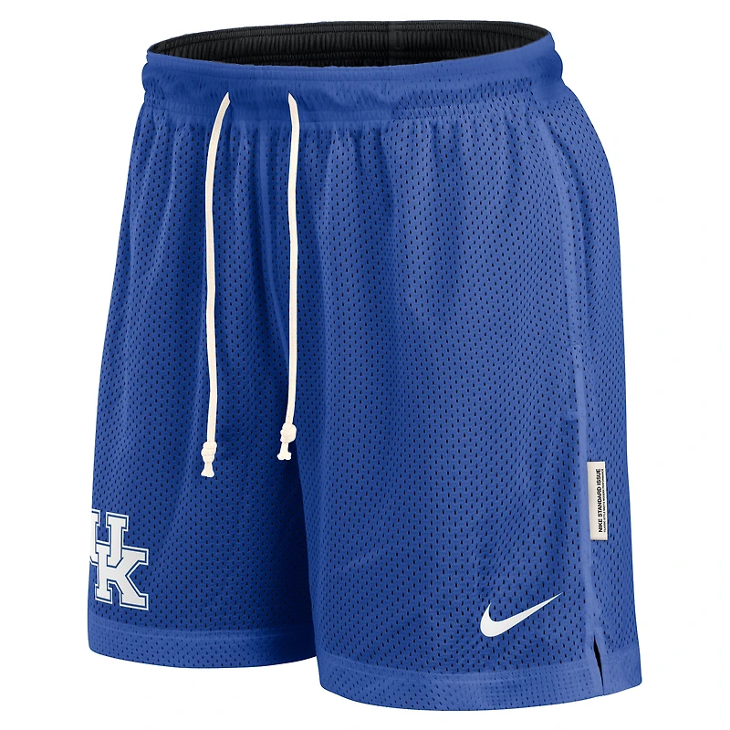 Men's Nike Royal/Black Kentucky Wildcats Courtside Standard Issue Dri-FIT Reversible Shorts