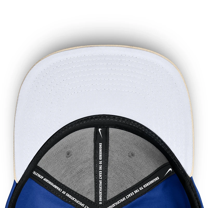 Men's Nike Royal/Cream Kentucky Wildcats Pro Legacy Script Snapback Hat