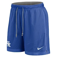 Short réversible Nike Royal/Heather Grey pour homme Kentucky Wildcats Player