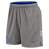 Short réversible Nike Royal/Heather Grey pour homme Kentucky Wildcats Player