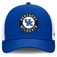 Men's Nike Royal/White Kentucky Wildcats Rise Primetime Performance Trucker Adjustable Hat