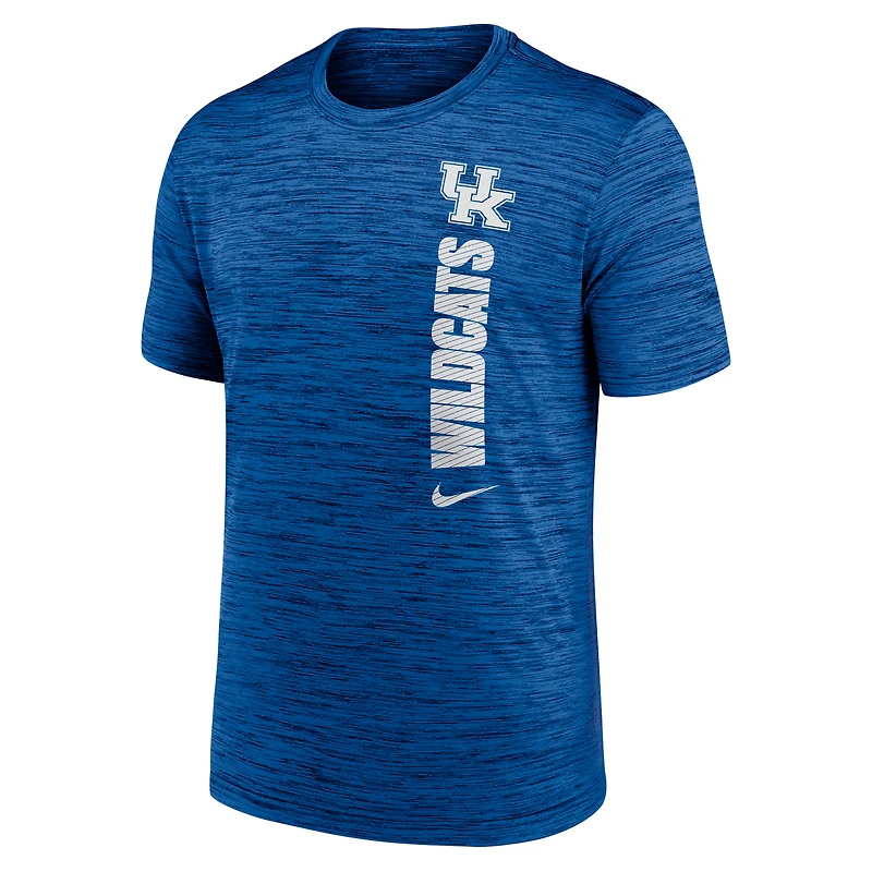 T-shirt Nike Royal Kentucky Wildcats 2024 Sideline Velocity Dri-FIT pour homme